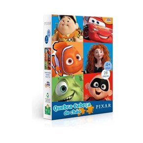Quebra-Cabeça de Chão Personagens Pixar Disney 28 Peças Toyster Quebra-Cabeça de Chão Personagens Pixar Disney 28 Peças Toyster