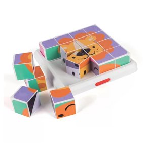 Quebra-Cabeça Didático Infantil Animais Poliplac