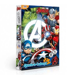 Quebra Cabeça Marvel Avengers 60 peças Toyster Quebra Cabeça Marvel Avengers 60 peças Toyster