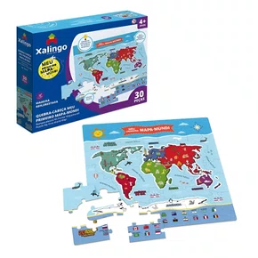 Quebra Cabeça Meu Primeiro Mapa Múndi