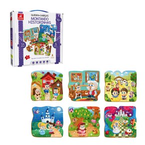 Quebra-Cabeça Montando Historinhas Brincadeira de Criança