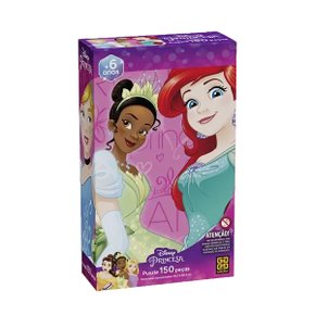 Quebra Cabeça Puzzle Princesas Disney 150 Peças Grow