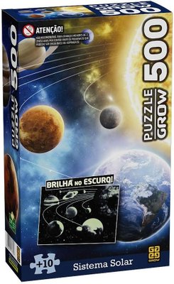 Quebra Cabeça Sistema Solar 500 Peças Grow