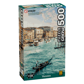 Quebra Cabeça Veneza 500 Peças Grow
