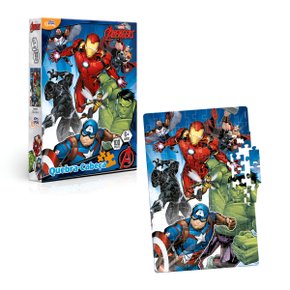 Quebra-Cabeça Vingadores Avengers 100 Peças Toyster Quebra-Cabeça Vingadores Avengers 100 Peças Toyster