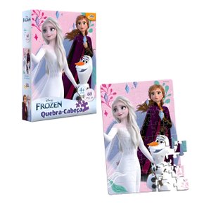 Quebra-Cabeças Frozen 60 Peças Toyster Quebra-Cabeças Frozen 60 Peças Toyster