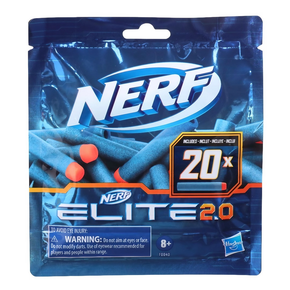 Refil Nerf Elite 2.0 com 20 Dardos Hasbro