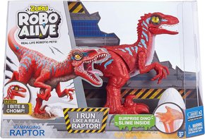 Robô Alive Rampaging Raptor Vermelho Candide