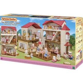 Sylvanian Families Casa Telhado Vermelho Sótão Secreto Epoch