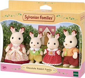 Sylvanian Families Família dos Coelhos Chocolate