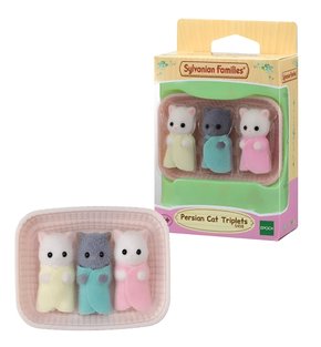 Sylvanian Families Trigêmeos Gatos Persas Epoch