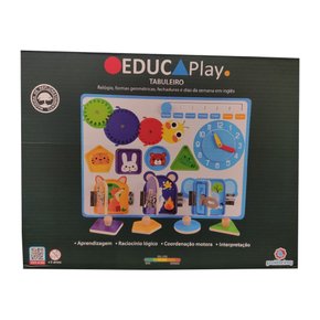 Tabuleiro Educativo Infantil Polibrinq