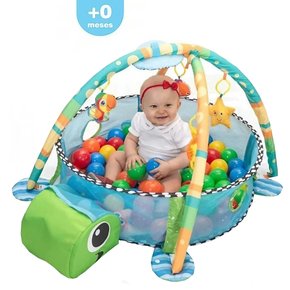 Tapete Divertido de Tartaruga com Bolinhas Kitstar