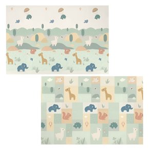 Tapete Dobrável Dupla Face Cloudy Buba