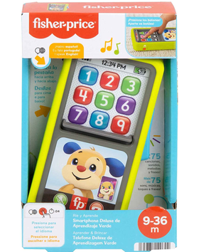Telefone Deluxe de Aprendizagem Verde Fisher Price