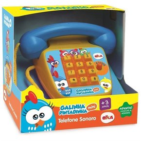 Telefone Sonoro Galinha Pintadinha Elka