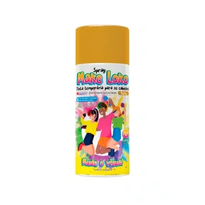 Tinta De Cabelo Make Loko Spray Ouro 120ml