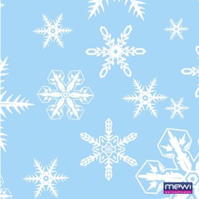 Tnt Estampado Flocos De Neve 1 Metro Mewi