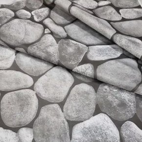 Tnt Estampado Pedras Arredondadas 1 Metro Mewi