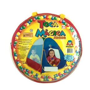 Barraca Infantil Toca Mágica Junior Azul Sacola Braskit