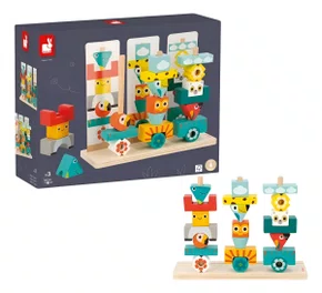 Totem De Empilhar 52 Peças Tropik Janod