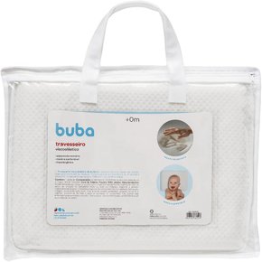Travesseiro Infantil Viscoelástico Branco Buba