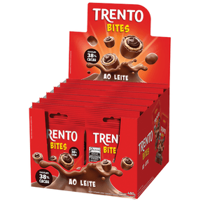 Trento Bites Ao Leite C/12 Unidades 480g