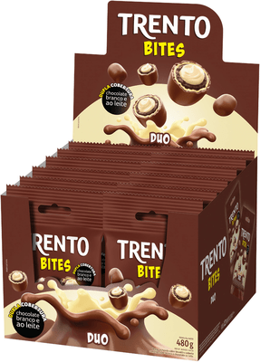 Trento Bites Duo Chocolate C/12 Unidades 480g