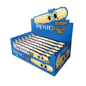 Trento Massimo Branco Com Cookies C/16 Unidades 480g