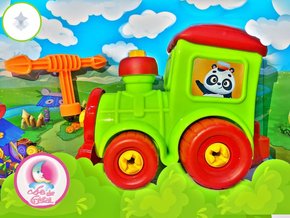 Trenzinho Monta e Desmonta Com Ferramenta Lua de Cristal