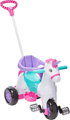 Triciclo Infantil Fantasy Rosa Calesita