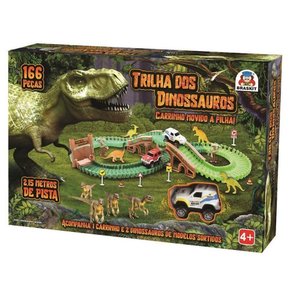 Trilha dos Dinossauros Pista com Carrinho Braskit