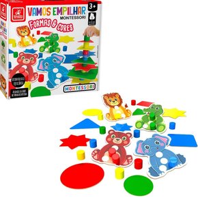 Vamos Empilhar Formas e Cores Brincadeira de Criança