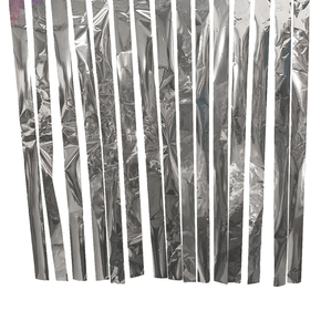 Varal De Fitas Prata Metalizado 10m Badulake