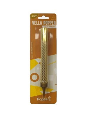Vela Faísca Vulcão Dourada Popper