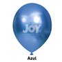 Balões Joy Big 60cm Azul Cromado C/1 Unidade