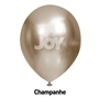 Balões Joy Big 60cm Champagne Cromado C/1 Unidade