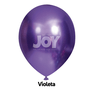 Balões Joy Big 60cm Violeta Cromado C/1 Unidade