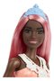 Barbie Dreamtopia Princesa Negra Cabelo Rosa Mattel