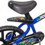 Bicicleta Infantil Aro 14 Power Game Azul e Preto Bandeirante