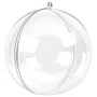 Bola de Acrílico Transparente 5cm Pct C/9 Unidades
