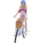 Boneca Barbie Ciclista com Bicicleta Mattel