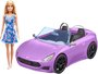 Boneca Barbie com Carro Conversível Roxo Mattel