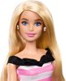 Boneca Barbie Fantasy Vestido Listrado 65th Mattel