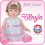 Boneca Bebê Reborn Doll Realist Kayla Sid-Nyl