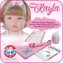 Boneca Bebê Reborn Doll Realist Kayla Sid-Nyl