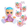 Boneca Cry Babies Dressy Kristal Amando e Cuidando Multikids