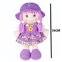 Boneca De Pano Maria Chiquinha Roxa Braskit