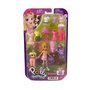 Boneca Polly Pocket Conjunto De Looks Loira Lenço Rosa Mattel