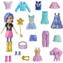 Boneca Polly Pocket Conjunto De Looks Roxo Mattel